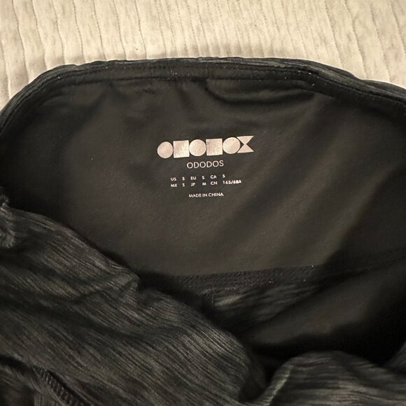 ODODOS Women's High Waisted Yoga Pants with Pocket - Grey - Size S - Picture 3 of 4